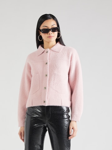 RINO & PELLE Knit Cardigan 'Bubbly' in Pink: front