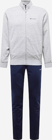 Champion Authentic Athletic Apparel Tracksuit in Grey: front