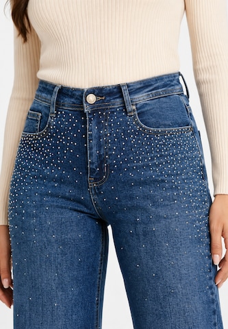 Wide Leg Jean Elara en bleu