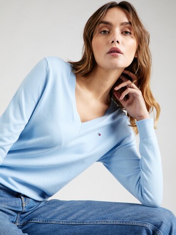 TOMMY HILFIGER Pullover in Blau