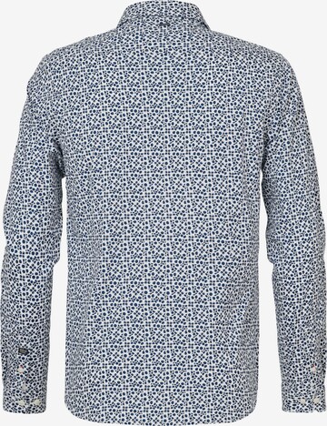 Coupe regular Chemise Petrol Industries en bleu