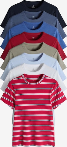 T-shirt The Set en bleu : devant