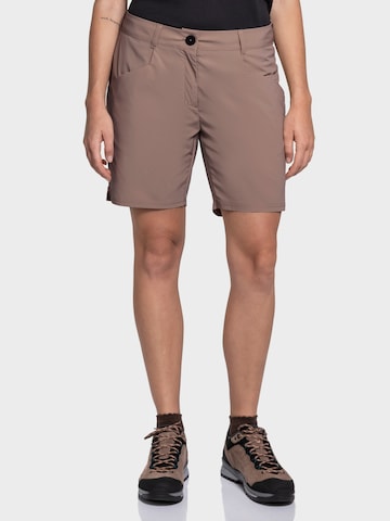 Schöffel Regular Outdoorhose 'Smue' in Braun: Vorderseite