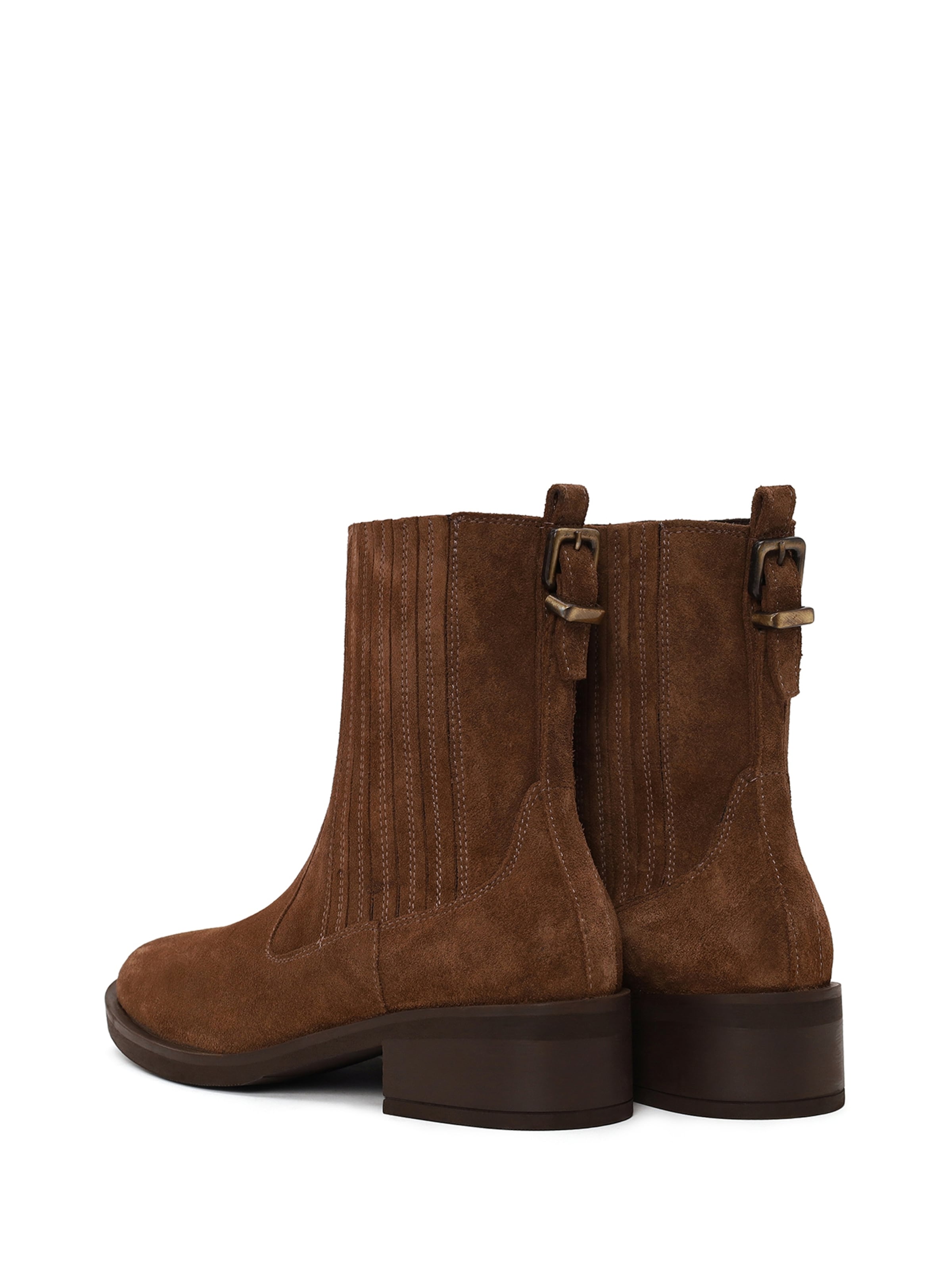 Derimod - Botas chelsea em castanho