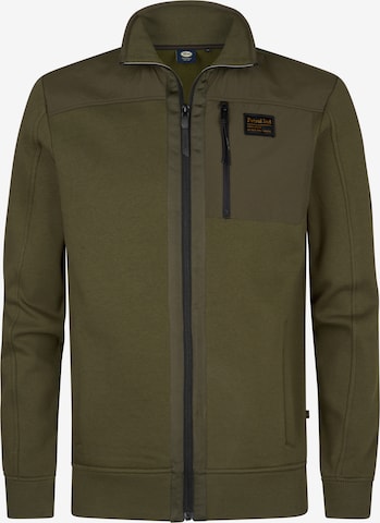 Petrol Industries Trui in Groen: voorkant