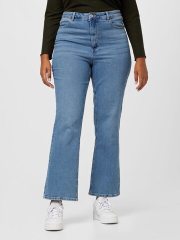 EVOKED Boot cut Jeans 'SOL' in Blue: front