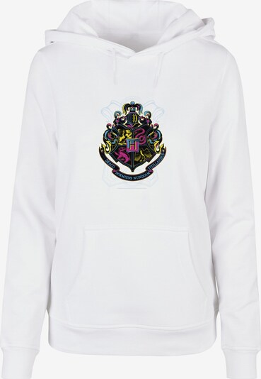 ABSOLUTE CULT Sweatshirt 'Harry Potter - Neon Hogwarts' in hellblau / fuchsia / schwarz / weiß, Produktansicht