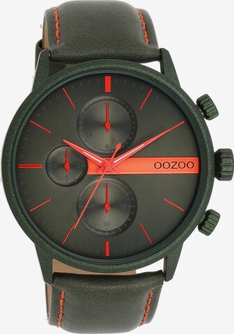 OOZOO Analog Watch in Green: front