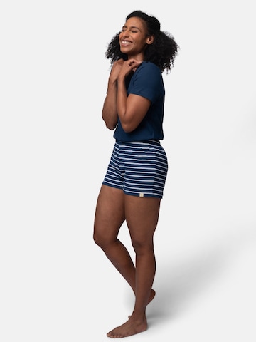 greenjama Shorty 'Jersey' in Blau