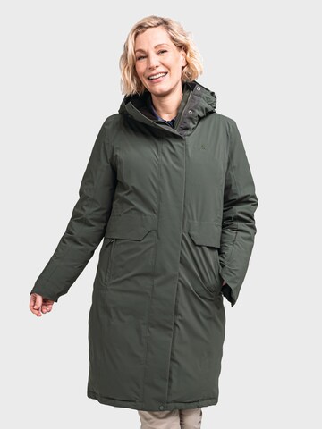 Schöffel Outdoorjacke 'Canterbury' in Grün: predná strana