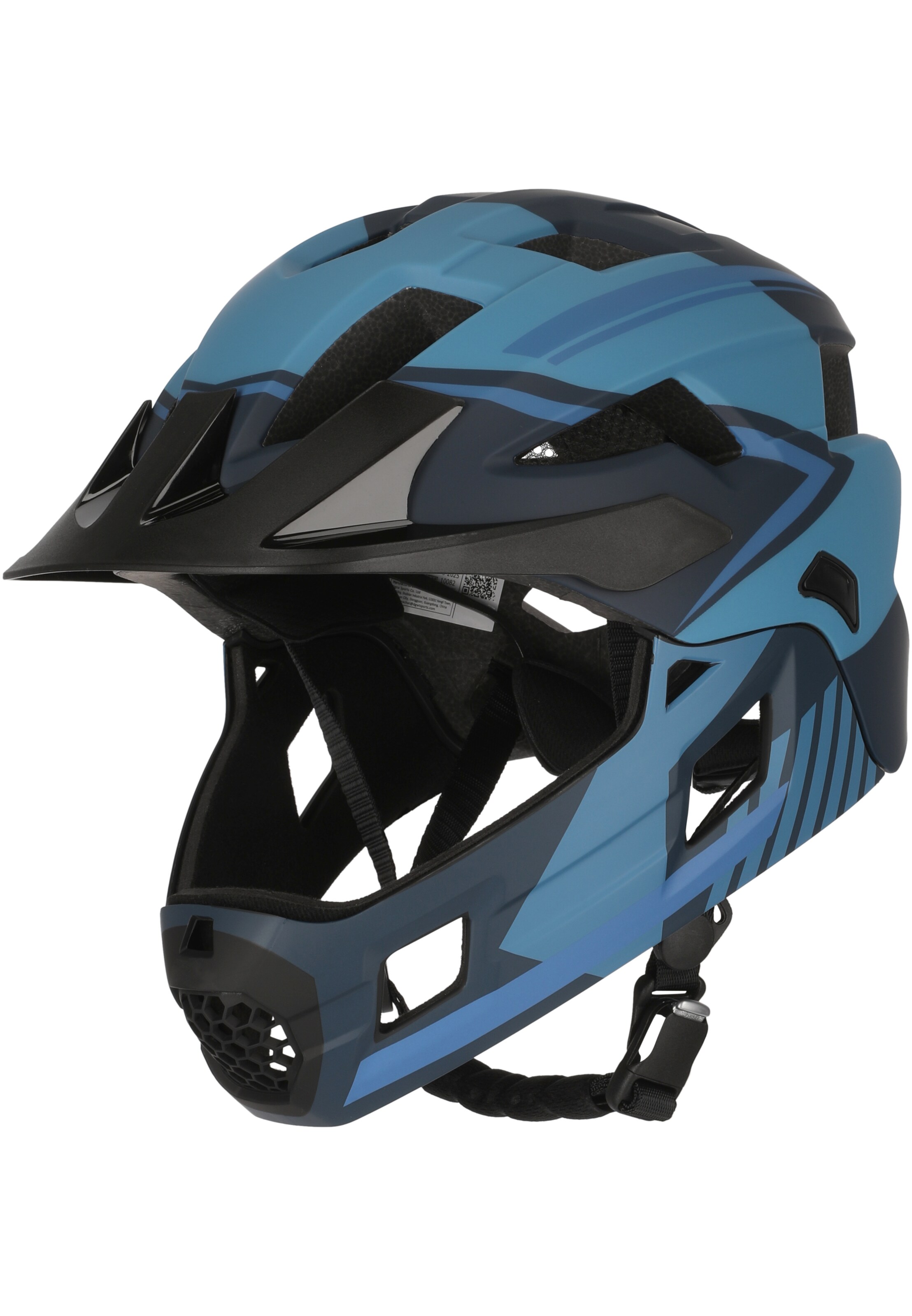 Crazy Safety Helmet 'Tital' in Blue: front