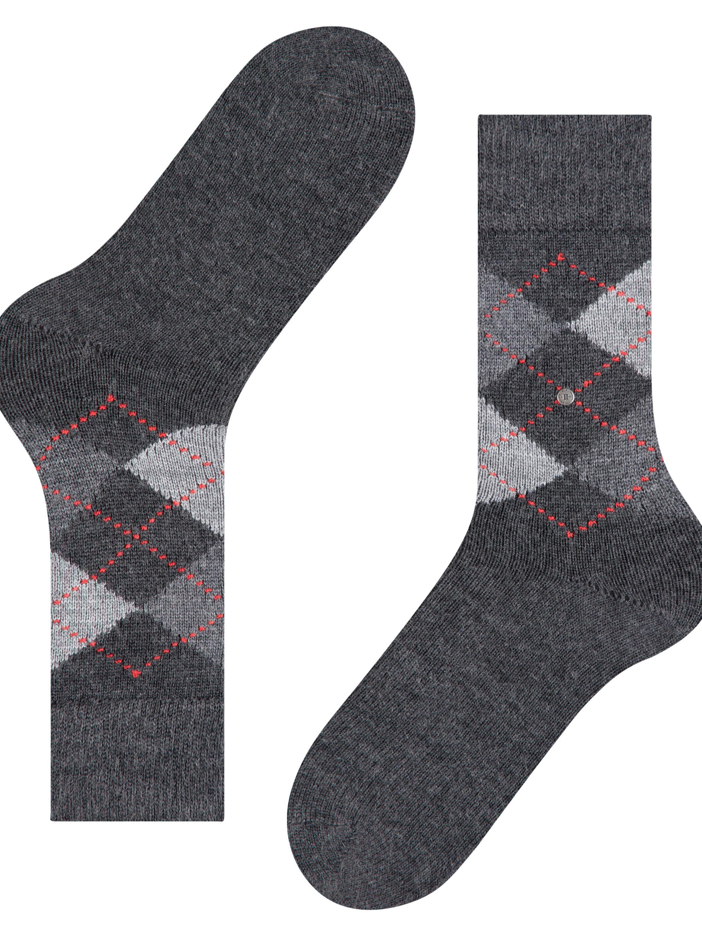 BURLINGTON Socks 'Preston' in Grey