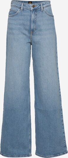 Jeans Lee pe albastru denim, Vizualizare produs