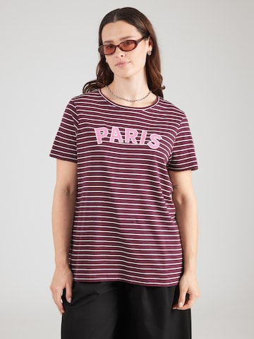 ONLY Carmakoma Shirt 'CARJOSHUA' in Purple: front