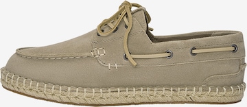 Pull&Bear Mocassins in Beige: voorkant