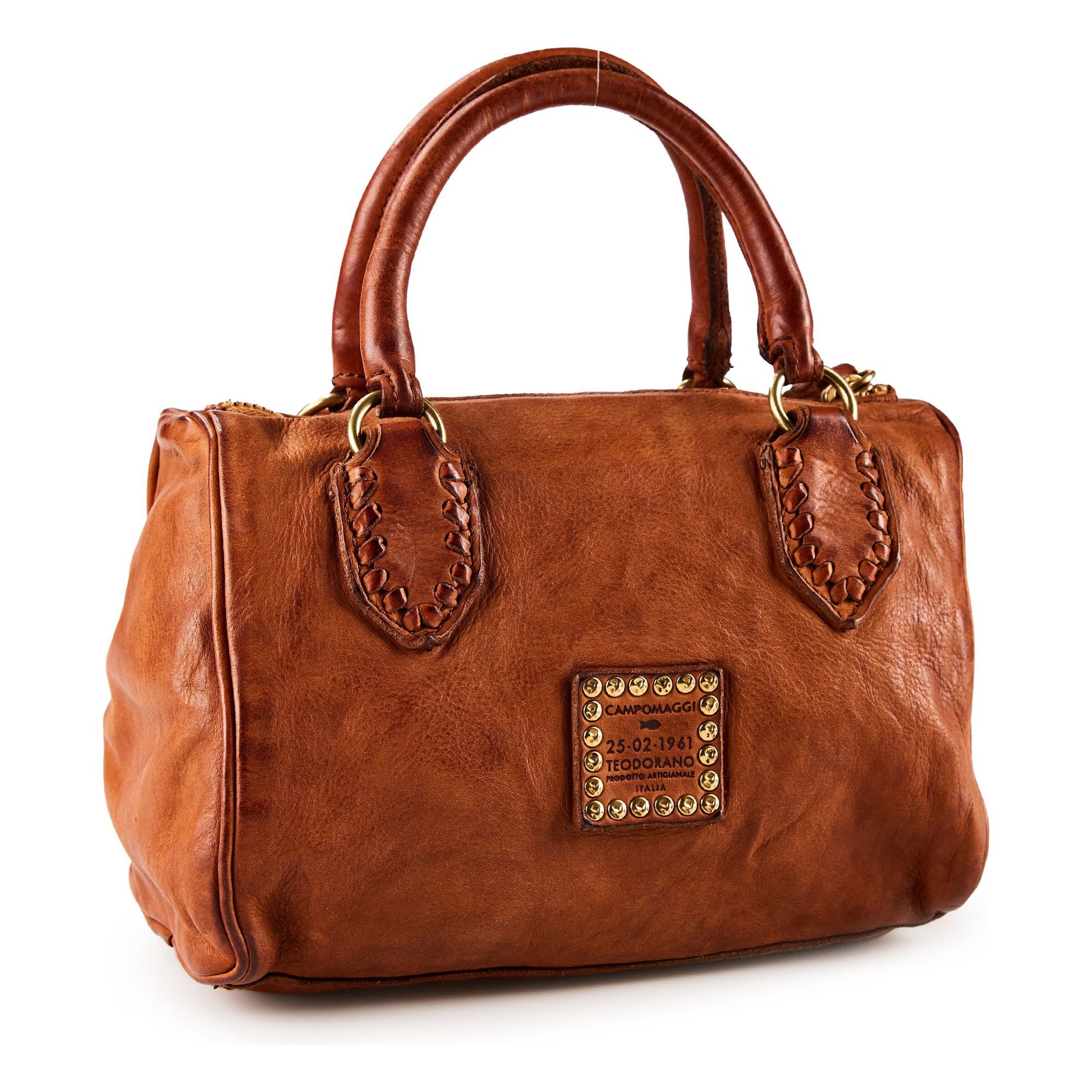 Borsa a mano 'Riccarda' di Campomaggi in marrone