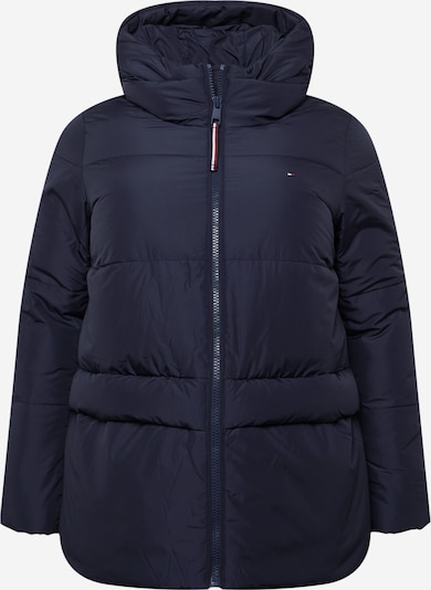 Tommy Hilfiger Curve Zimska jakna u tamno plava / crvena / bijela, Pregled proizvoda