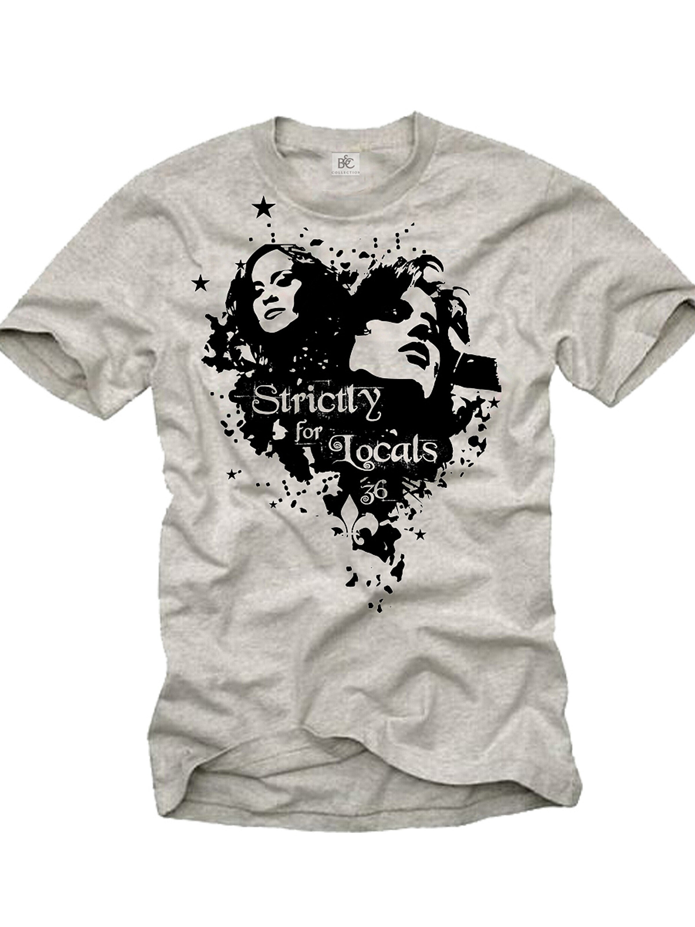 MAKAYA Shirt 'Locals' in Grey: front