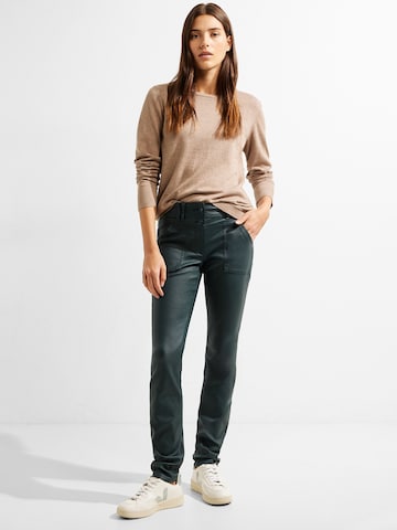 Coupe slim Pantalon 'Toronto' CECIL en vert