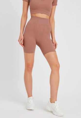 Leif Nelson Skinny Leggings in Brown