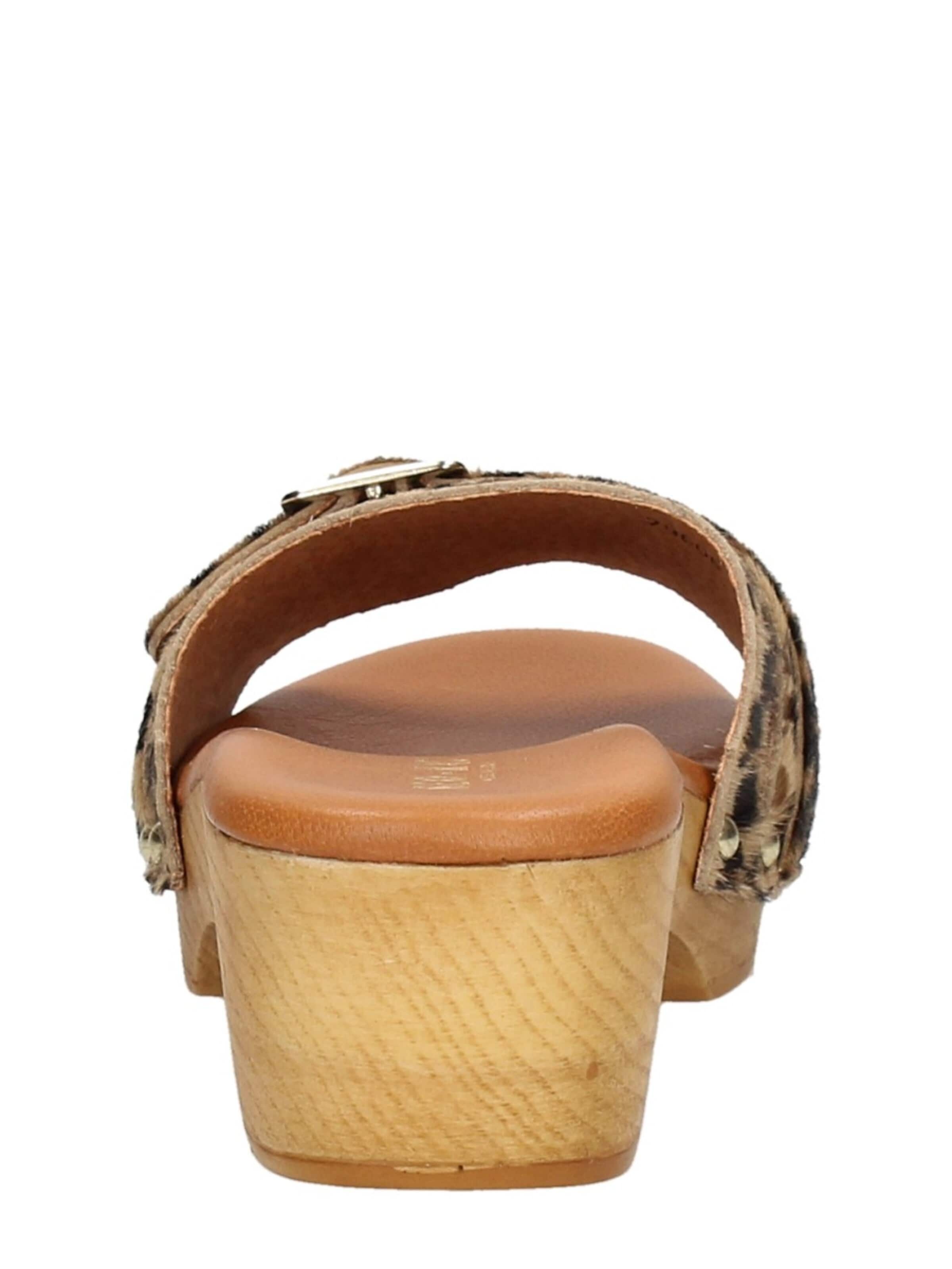 Red-Rag Slippers 'Open Teen' in Brown