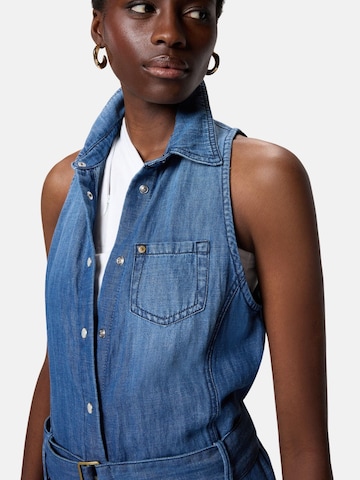 PINKO Strój do biegania 'PINKO VISIONE TUTA LIGHT DENIM COTONE LINO TUTA' w kolorze niebieski