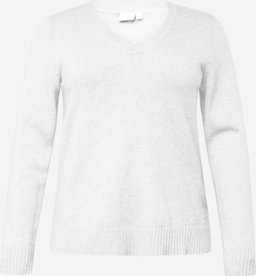 Pullover di Vila Curve in grigio: frontale