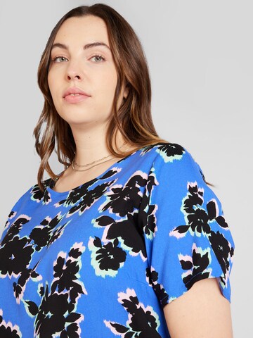 ONLY Carmakoma Blouse 'NOVA' in Blauw