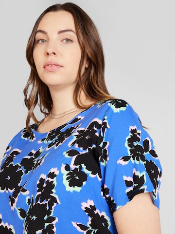 ONLY Carmakoma Blouse 'NOVA' in Blauw