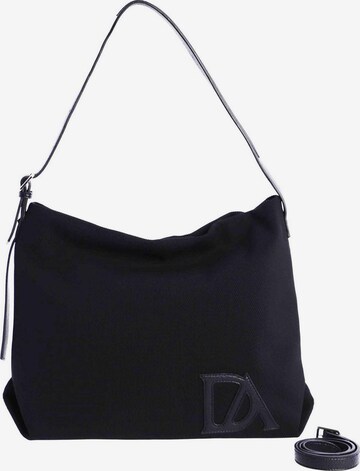 Don Algodon - Bolso de hombro 'Bolso de hombro para mujer Porto de nailon con cremallera' en negro: frente