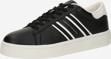 ARMANI EXCHANGE Trampki niskie w kolorze czarny: przód