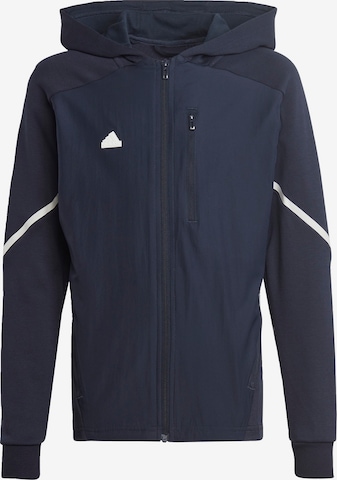 ADIDAS SPORTSWEAR Sportjas 'Designed For Gameday ' in Blauw: voorkant