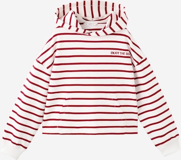 MANGO KIDSSweater majica 'ENJOY' - crvena boja: prednji dio