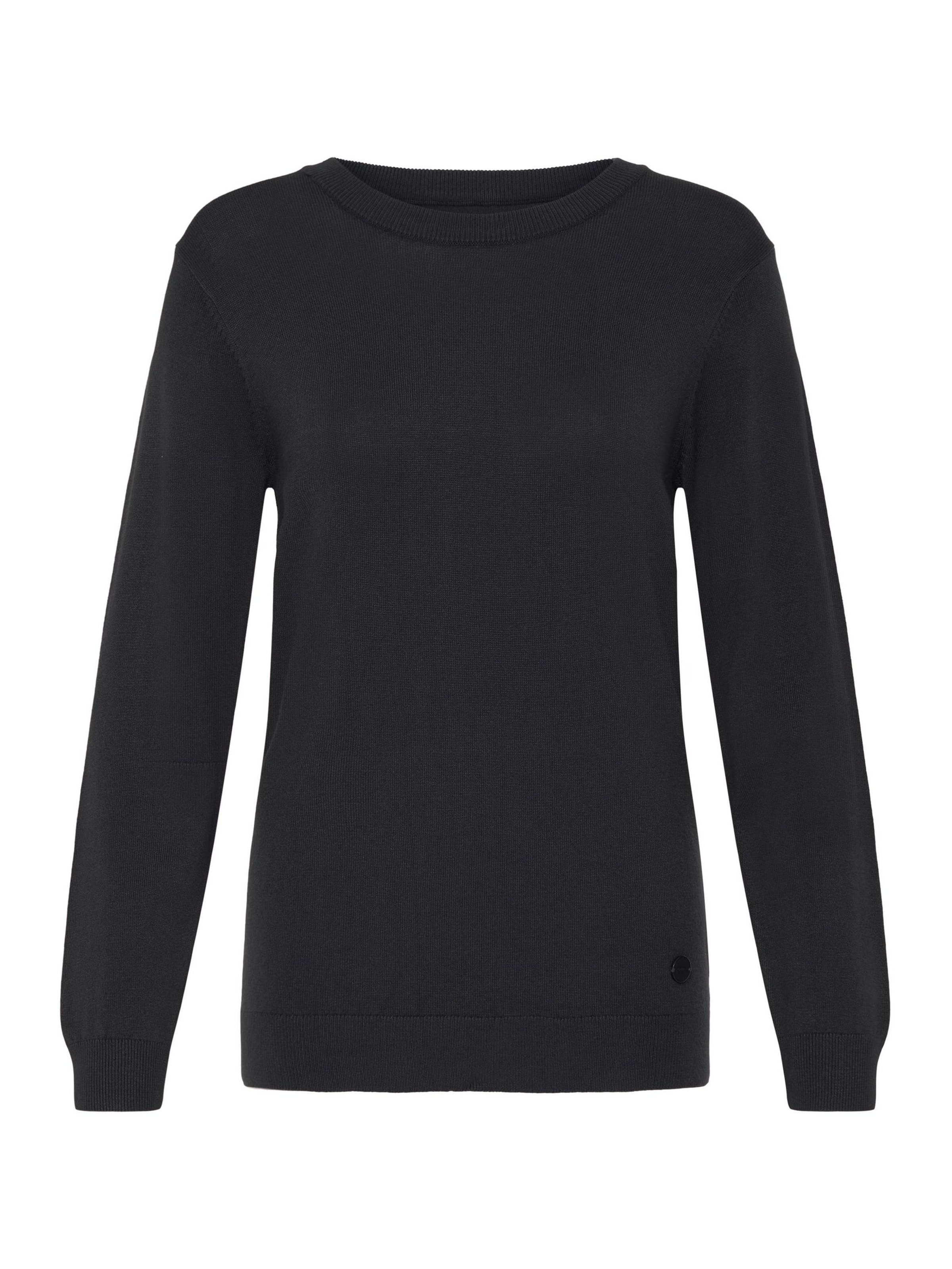 Pull-over ' OXAIDA ' Oxmo en noir : devant
