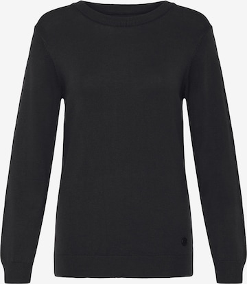 Oxmo Trui ' OXAIDA ' in Zwart: voorkant