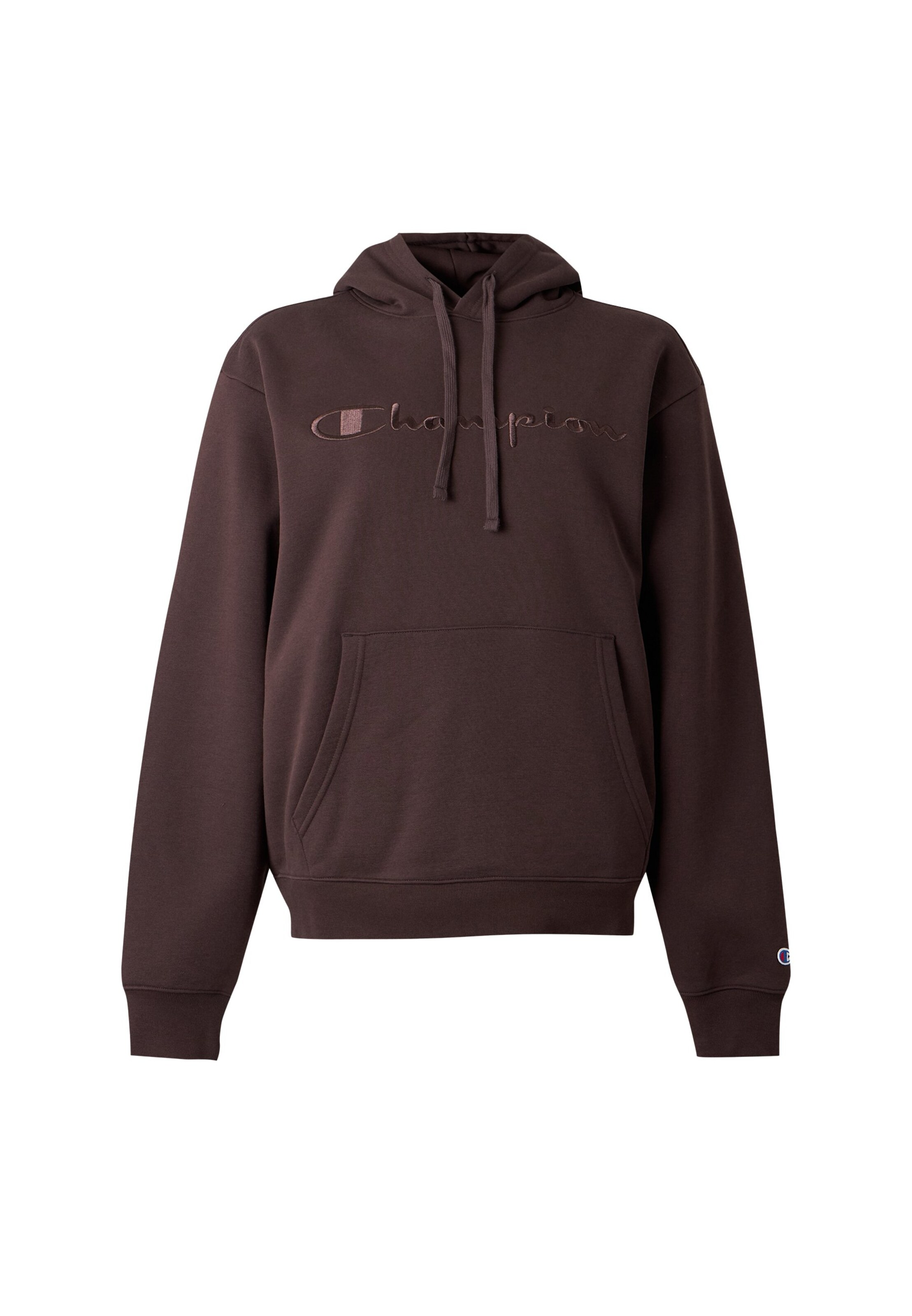 Champion Sweatshirt in Bruin: voorkant