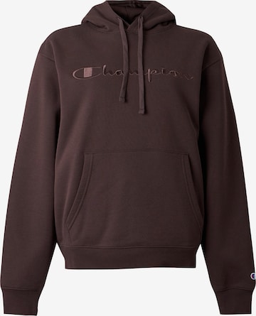 Champion Sweatshirt in Bruin: voorkant