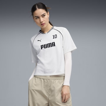 PUMA Tricot in Wit: voorkant