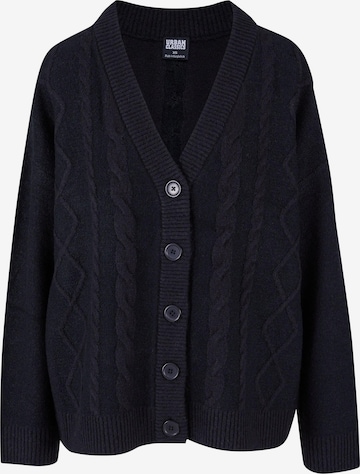 Cardigan Urban Classics en noir : devant