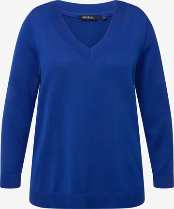 Pull-over Ulla Popken en bleu : devant