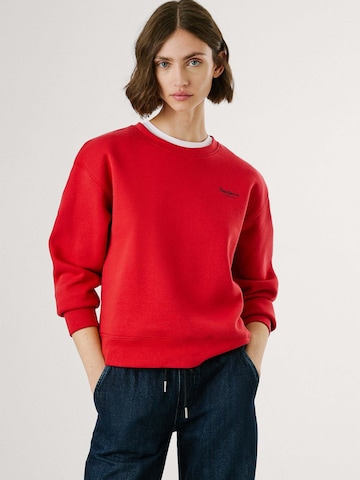 Pepe Jeans Sweatshirt 'Babi' in Rood: voorkant