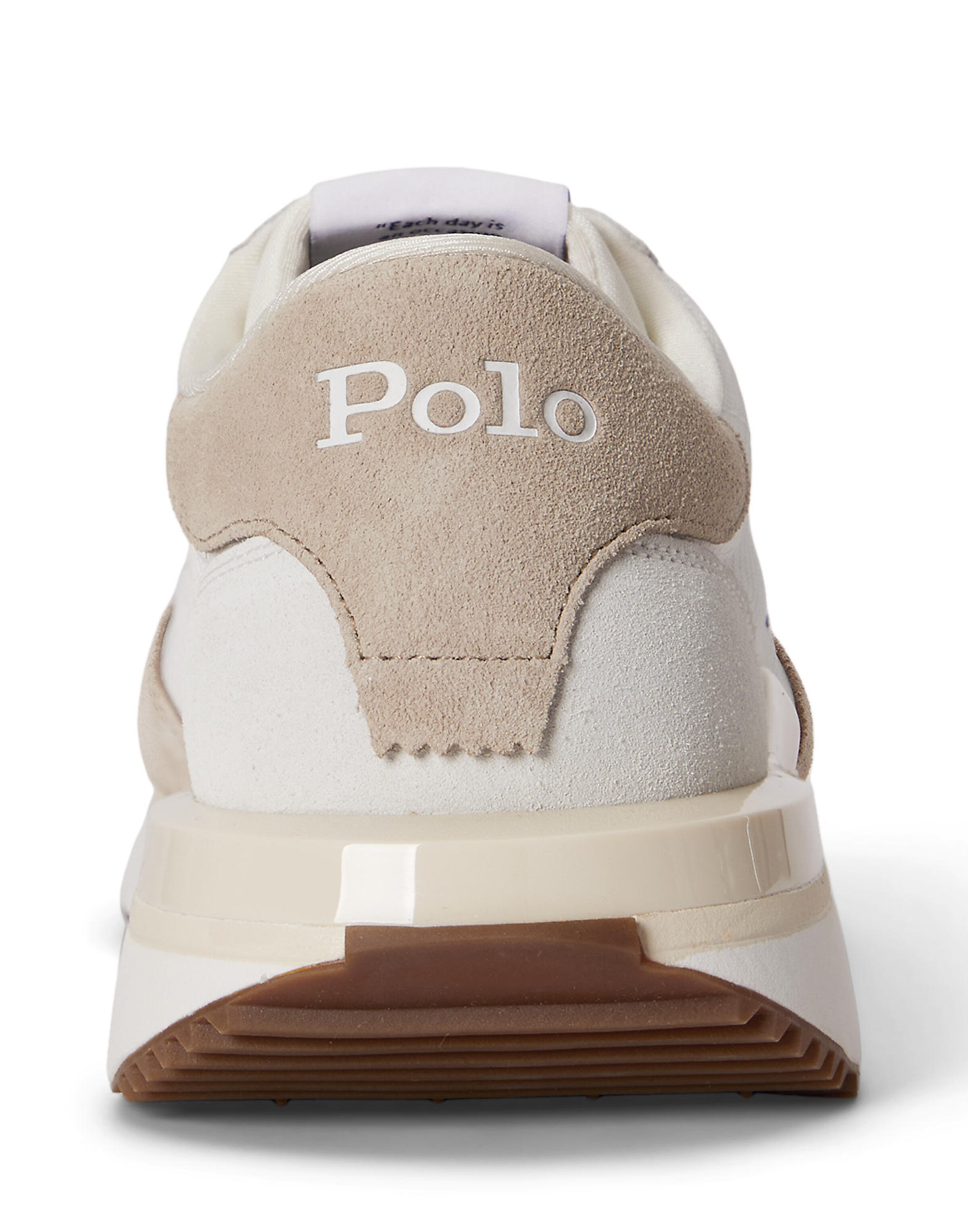 Polo Ralph Lauren Ниски маратонки 'TRAIN 89 PP' в бяло: отзад