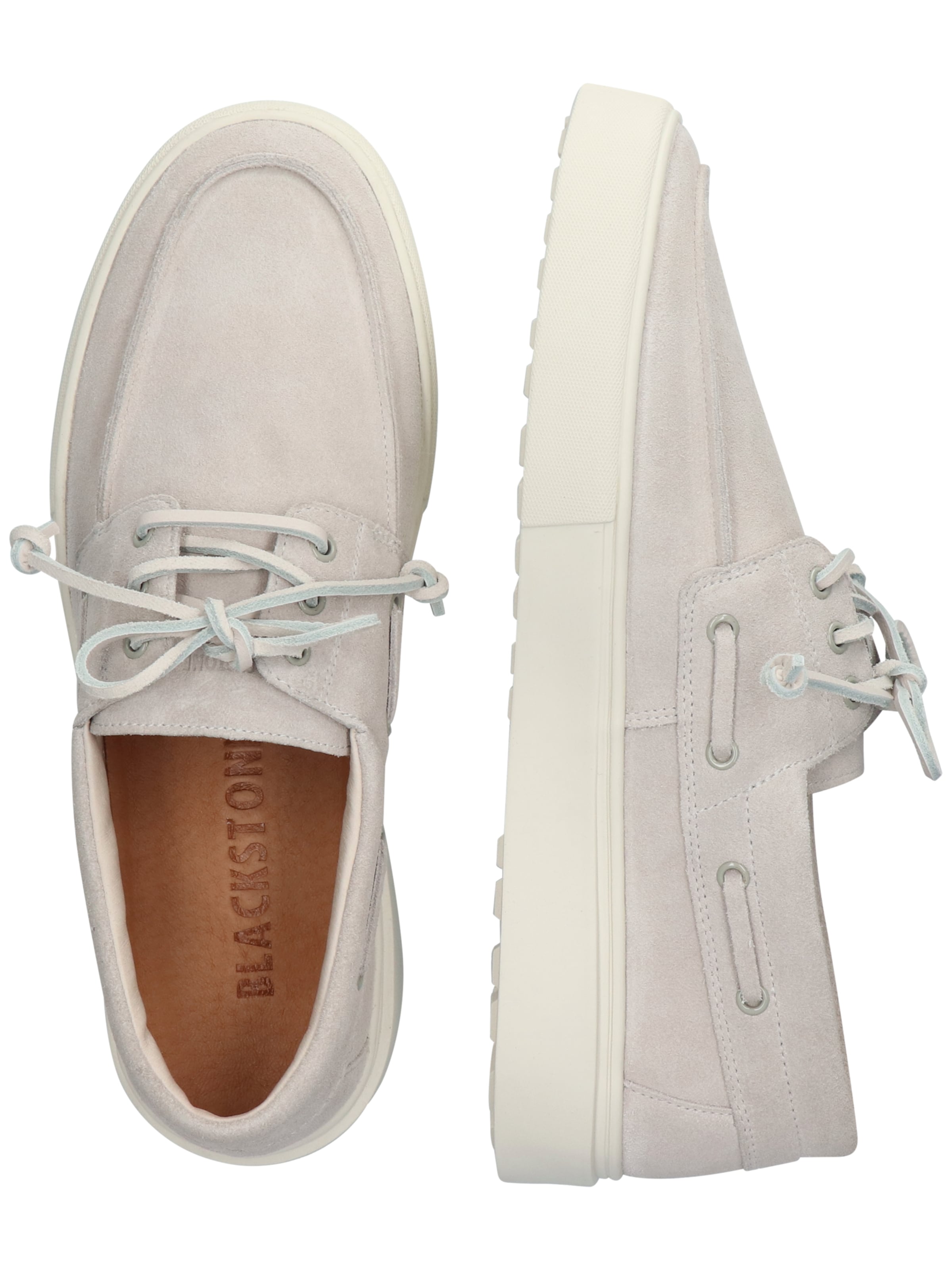 BLACKSTONE Mockasin 'Ruby Agwe DG510' i grå