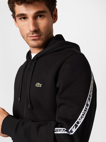 LACOSTE Sweatjacka i svart