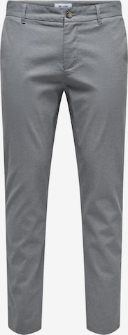 Only & Sons Slim fit Pants in Grey: front