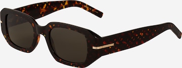 BOSS Black Sunglasses in Brown: front