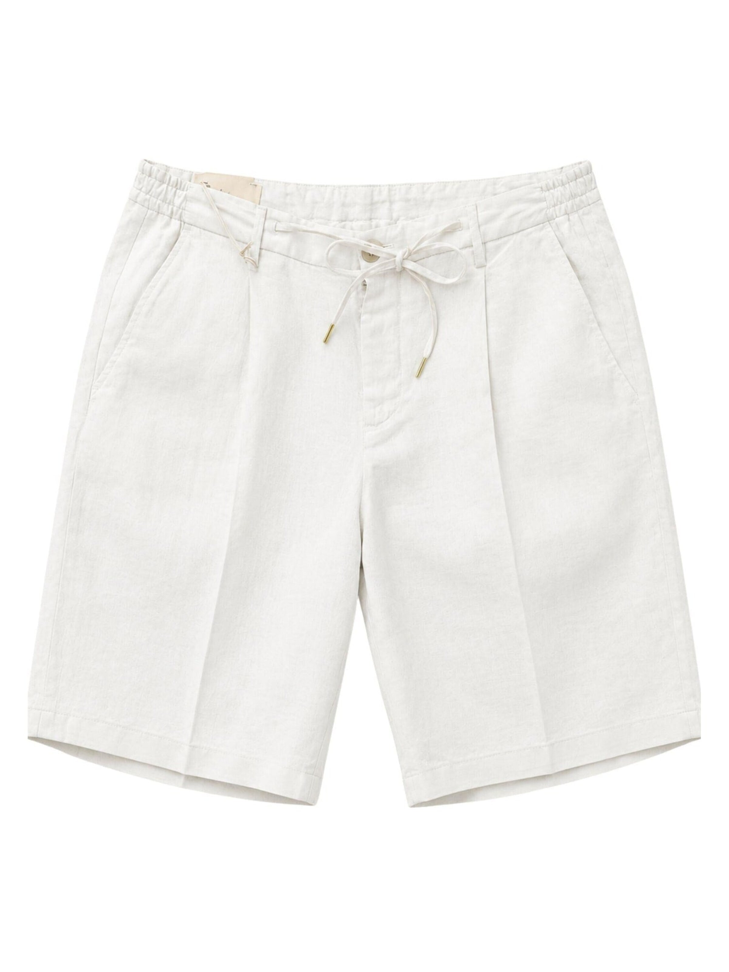 Baggy Pantaloni di Briglia in bianco: frontale