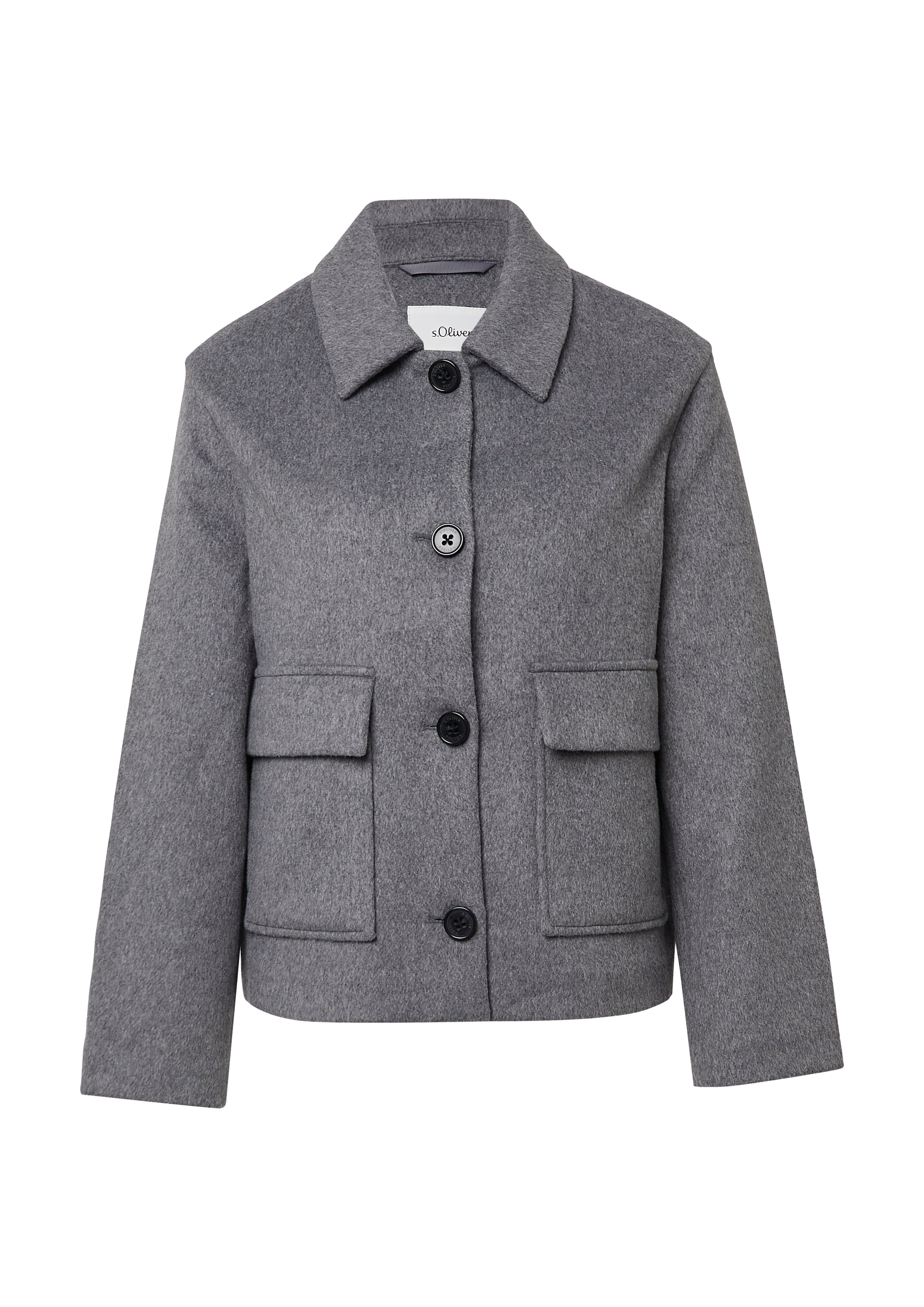 s.Oliver Between-Season Jacket in Grey: front