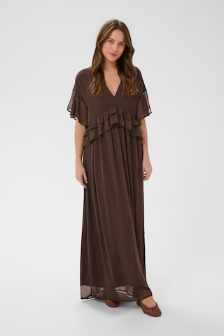 SAINT TROPEZ Dress 'Lindzy' in Brown: front