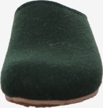 HAFLINGER Slippers in Green